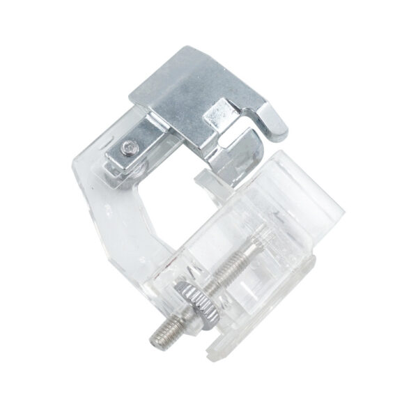 Adjustable Bias Binder Foot for Home Sewing Machines – Plastic Edge Binding Tool with Width Control, Model 6290 - Image 4
